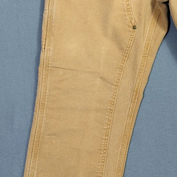 Carhartt Pants Men's 35x30 Brown Double Knee Relaxed Fit Duck Canvas 10098-211 - Picture 5 of 12